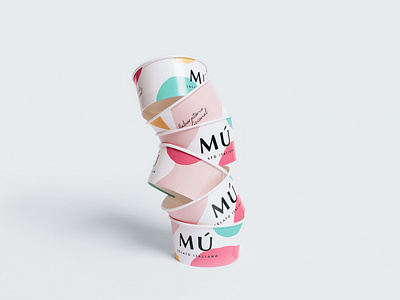 Mú Gelato Italiano branding identity packaging