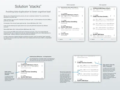 Solution "stacks": Reducing cognitive load uidesign ux design visual design