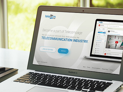 Telecompage landing screen comingsoon design designer designprocess dribbbler linkedin motion project saas socialnetwork telecom workonprogress ui uidesign userexperience userinterface ux uxdesign web webdesign xd