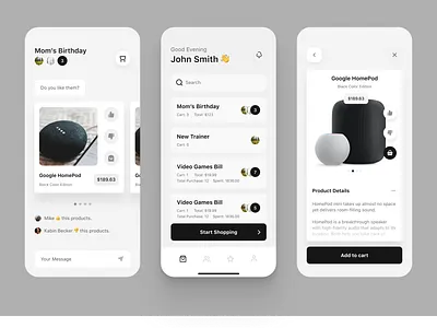 E-commerce app design add to cart app create a squad e commerce app e commerce app design group purchase app mobile design private squad app squad purchase app design ui user interface design ux