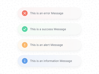 Flash Message · Daily UI #011 app color palette dailychallenge dailyui dailyuichallenge design system error message flash message icon interaction interface message mobile app success message typography ui uidesign ux