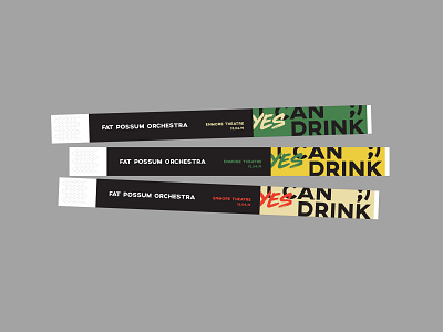 Fat Possum Orchestra / 04 australia branding event design fat possum orchestra music orchestra reggae visual identity wristband