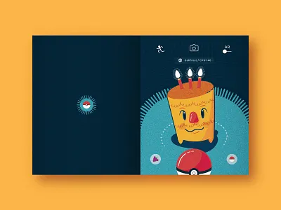 Happy B-day Ben! birthday card design happy birthday pokemon pokemon go