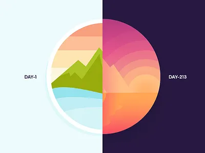 Illustrate A Day -231 days 365day challenge comparison design illustrateaday illustration illustration a day illustrator improvement stop vector