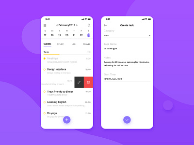 To Do List 2019 design icon illustration list ui task list ui