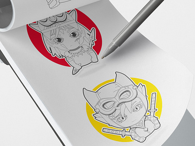 Character Design ai character character design corel hand draw icon illustration illustrator logo logotype princess mononoke sketch vector vector design