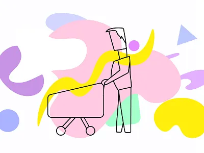 Supermarkt 100 design illustration illustrator vector