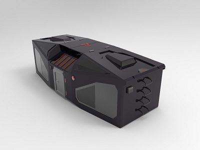 Defense Cabin 3D design 3d