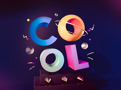 Cool Typography cinema4d cool typography