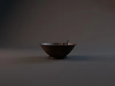 3D Bowl - 01 3d bowl c4d design food render