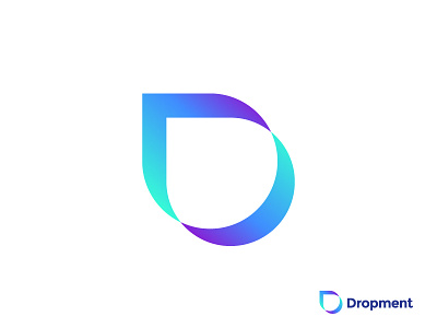 Creative Studio / Design Agency Logo Design | Brand Identity app icon business capital d corporate creative modern gradient d d letter design drop identity letter logo logo design logotype monogram startup studio agency water drop