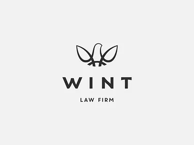 Wint Law Firm: Logo Design branding branding agency flat icon law law firm logo logo design logotype mark symbol type typogaphy typography