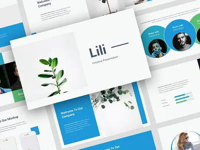 Lili – Creative PowerPoint Template agency branding business clean company corporate creative creative agency design marketing modern personal powerpoint powerpoint design powerpoint template presentation template