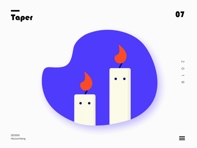 Little candle animation ui ux 应用 插图 设计