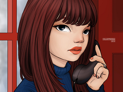 Payphone art digital digital art drawing illustration payphone photoshop