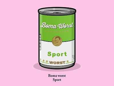 BOMA worst Sport affinitydesigner andy warhol belgium design fc de kampioenen flat graphic illustration kampioenen vector