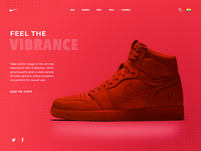 Feel the vibrance design ui ux web website