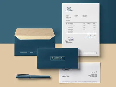 BUZZELLI Envelope + Invoice + Letterhead design construction envelope home house house logo invoice letterhead lux luxury penthouse luxury villa palm palm tree panter vision penthouse logo property real estate real estate logo stationery villa logo wealth