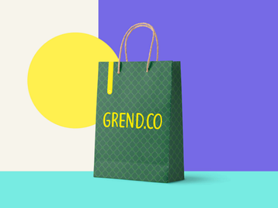 Grend.co bag design graphic fashion home like logo packaging pattern photo ui ux website