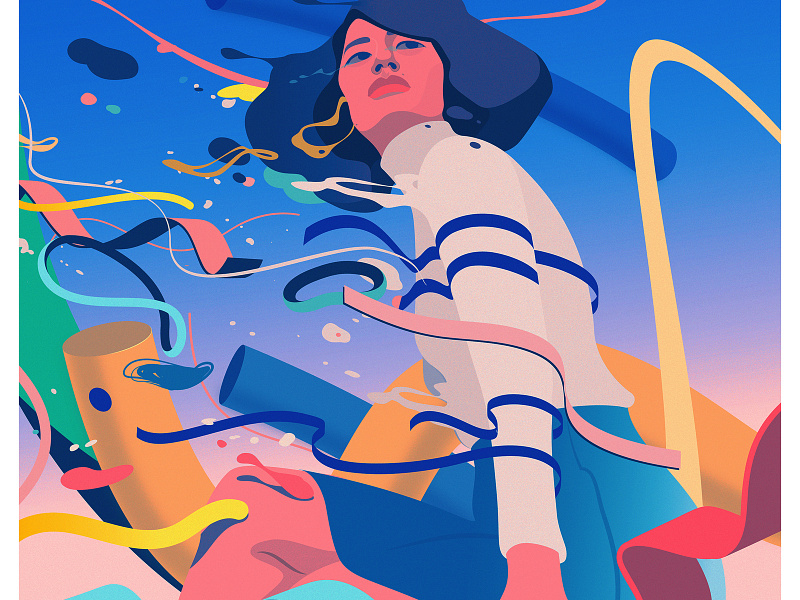 Changes adobe illustrator editorial illustration magical realism