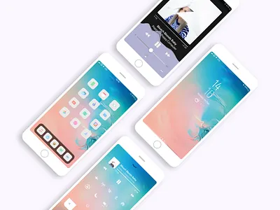 Bleach Blonde Baby // iPhone Jailbreak adobe xd design developer homepage interface iphone jailbreak minimal mobile theme ui ux
