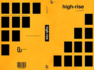 High-Rise cover book design illustration retro sci fi typography vintage