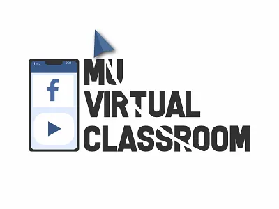 MU Virtual Classroom Brand Identity branding design illustration logo vector