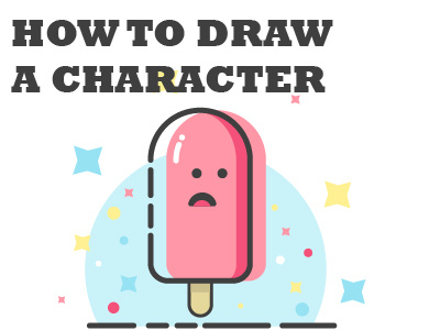 How to draw a character animation app clean design flat icon identity illustration illustrator ios lettering logo minimal shop online type typography ui vector web website