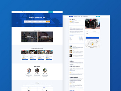 MyLocker - UI Design ecommerce startup ui design ux design web design