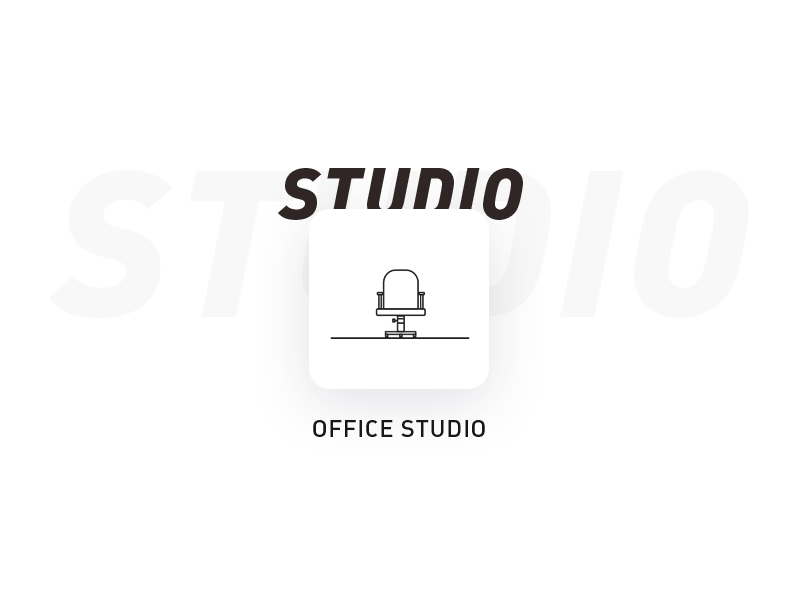 Office Studio animation branding chair creative direction design gif gif animation icon illustration loading loading icon logo office studio table ui ux