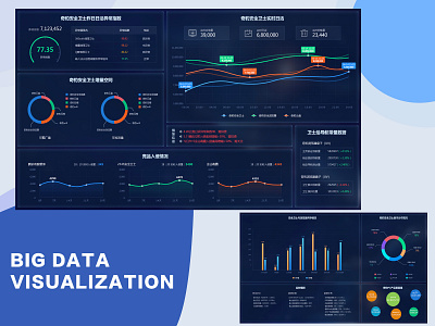 Big data visualization bigdata design sketch the background ui