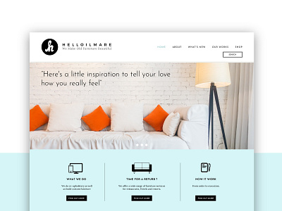 Helloilmare Dashbord branding design ui web