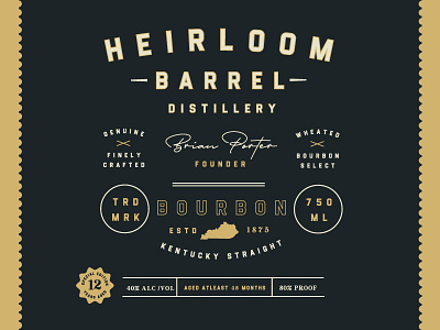 Flintstock - A Vintage Industrial Display Font bourbon distillery font industrial font label lettering liquor retro typeface typography vintage vintage label