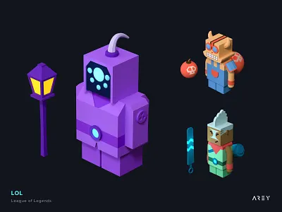 League of Legends. c4d