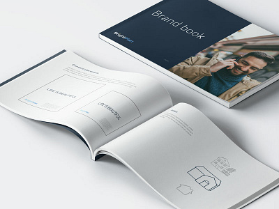 BrightPlan branding brand branding brightplan clean financial fintech minimal minimalism