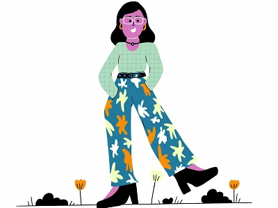 Out and About illustration procreate women