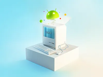 Q1 • 2019 3d android apple assistant blender chatbot google illustration ios oldschool photoshop