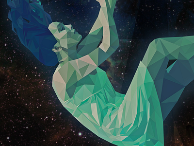 Element 11- Under the Stars illustration low poly space stars