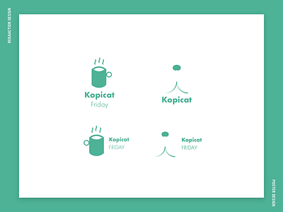 Logodesign Kopicat design font design logo logos malay font