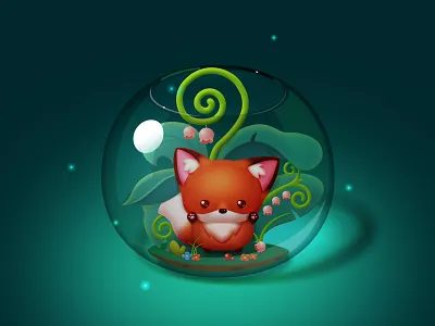 The Little Fox 2 character 插图 设计