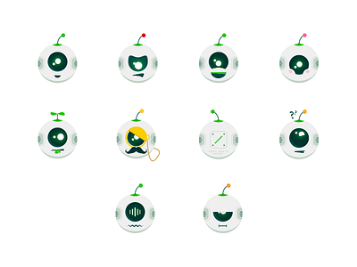 Chatbot mascot chatbot emotion illustration mascot logo robot vector