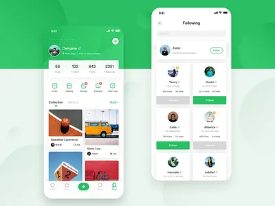 Life Show Community APP app clean design ui ux