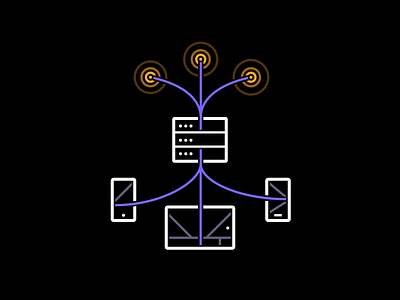 Handling Data cloud data icon illustration map maps phone responsive storage technical vector