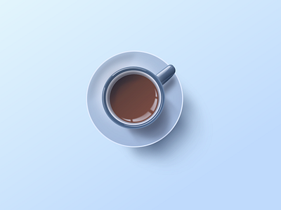 1000 Words 2d above art artwork break coffee composition cup design happy icon illustration madewithadobexd morning mug photorealistic skeuomorphic vector xd