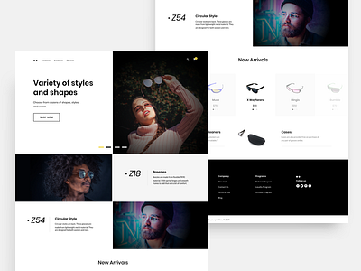 Eyewear Web Design design ecommerce ecommerce design ecommerce shop ecommerce website ecommerce website design eyewear kid shop store ui user interface ux web web design web design company website