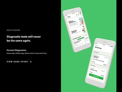 CaseStudy page case study landing minimal portfolio web design website