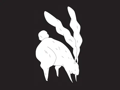 Follow the white rabbit black bunny character design follow the white rabbit illustration love print rabbit tattoo vector white white and black white rabbit