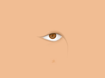 Realistic Eye 5rdigital applepencil art attempt digital drawing eye illustration ipad painting photoshop procreate realistic