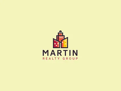 Martin realty group logo, Daily Logo challenge #15 branding branding design builder creative design icon illustration logo logo 3d logo a day logo alphabet logo animation logo design logo design challenge logo design concept logos realtor realty typography vector