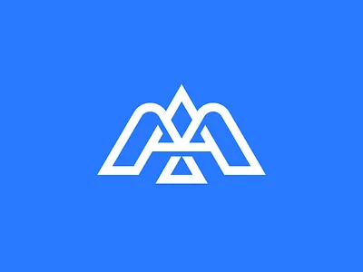 Bird animal bird design dove icon line logo mark symbol triangle